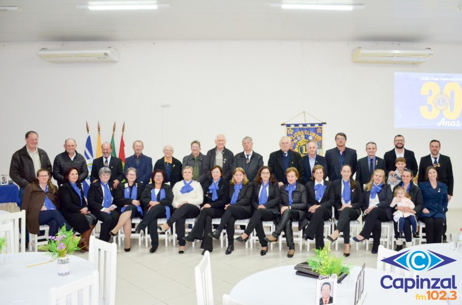 LIONS Clube Capinzal/Ouro comemora 30 anos de Fundação