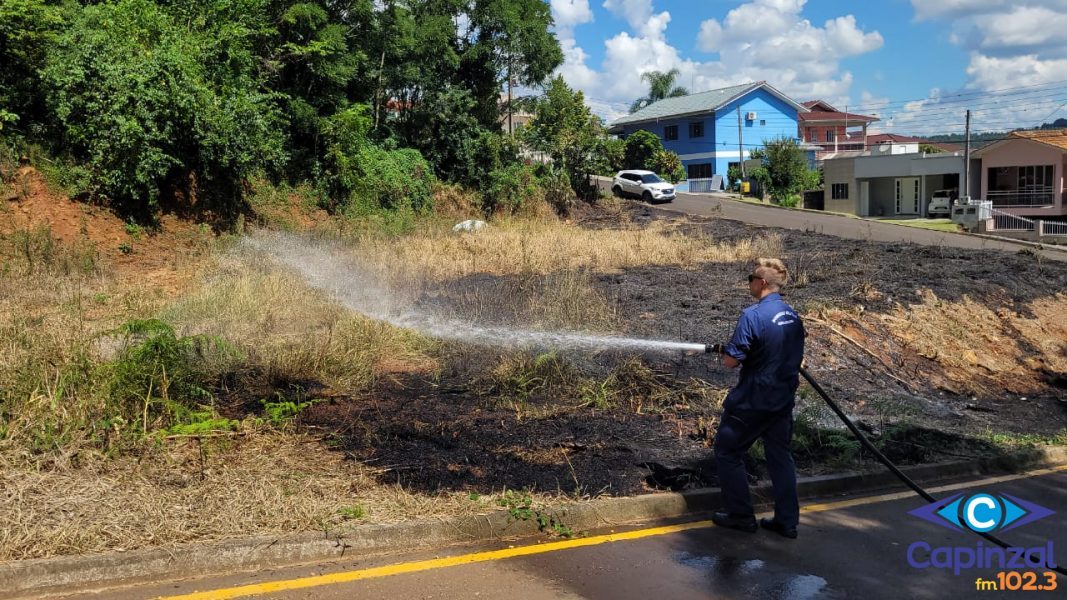 Incêndio em vegetação mobiliza Bombeiros em Capinzal