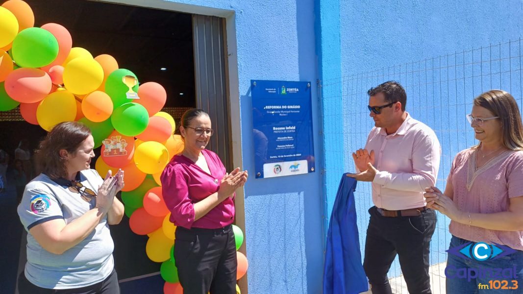 Prefeitura de Zortéa realiza inauguração dos ginásios de esportes e sala de informática nos GEM Horizonte Núcleo I e II