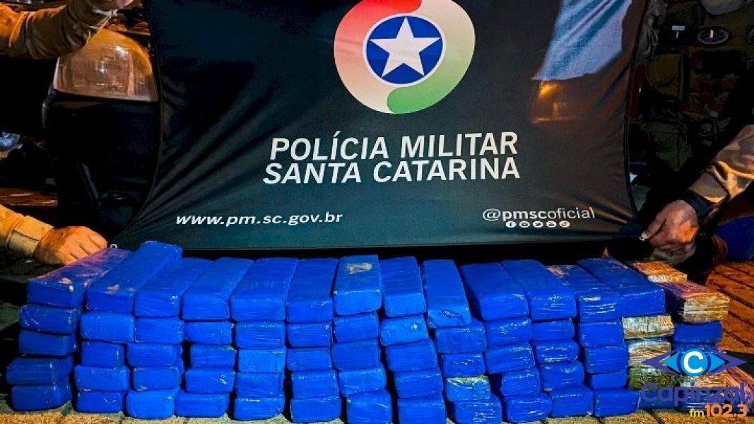 Quase 50 kg de maconha são apreendidos em Cordilheira Alta