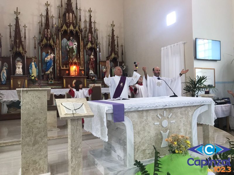 Realizada a segunda celebração do Tríduo preparatório para a festa de São José em Linha Bonita