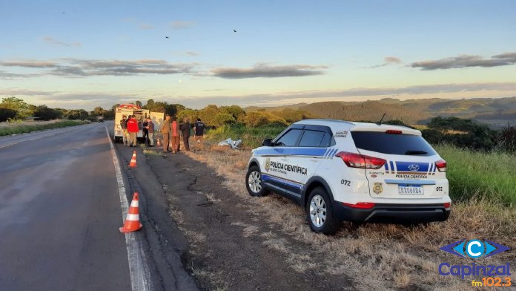 Motorista é preso por atropelar e matar homem na BR-153 entre Concórdia e Irani