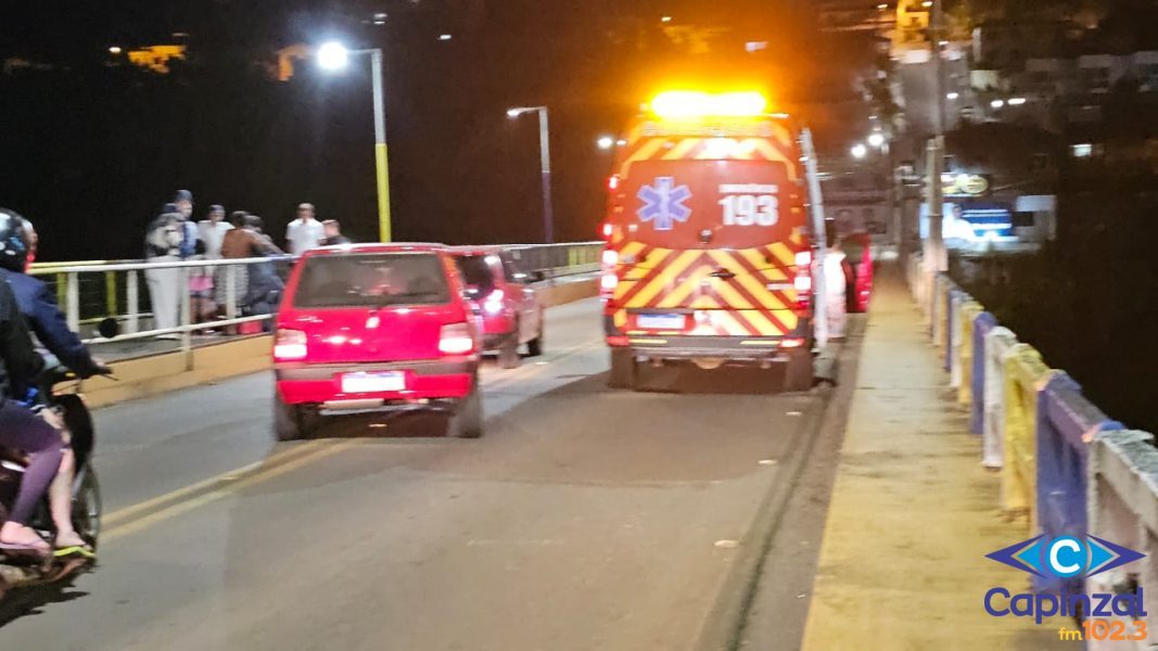 Policiais militares impedem mulher de se jogar de ponte entre Capinzal e Ouro