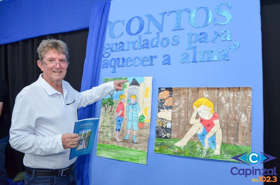 Escritor capinzalense Paulo Betinardi lança o livro “Contos Guardados para Aquecer a Alma” / VÍDEO