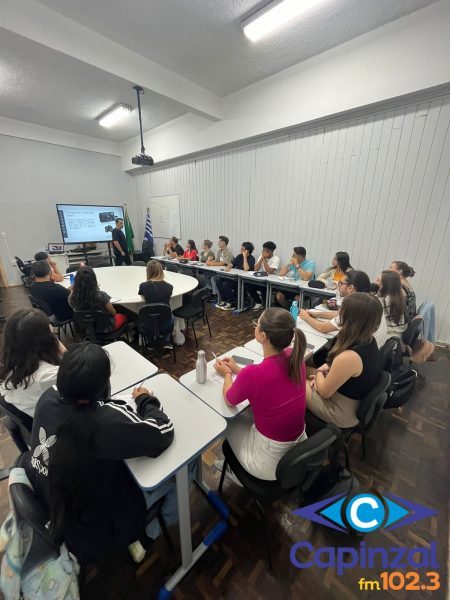 Primeira aula das oficinais audiovisuais iniciou no sábado (14) em Capinzal