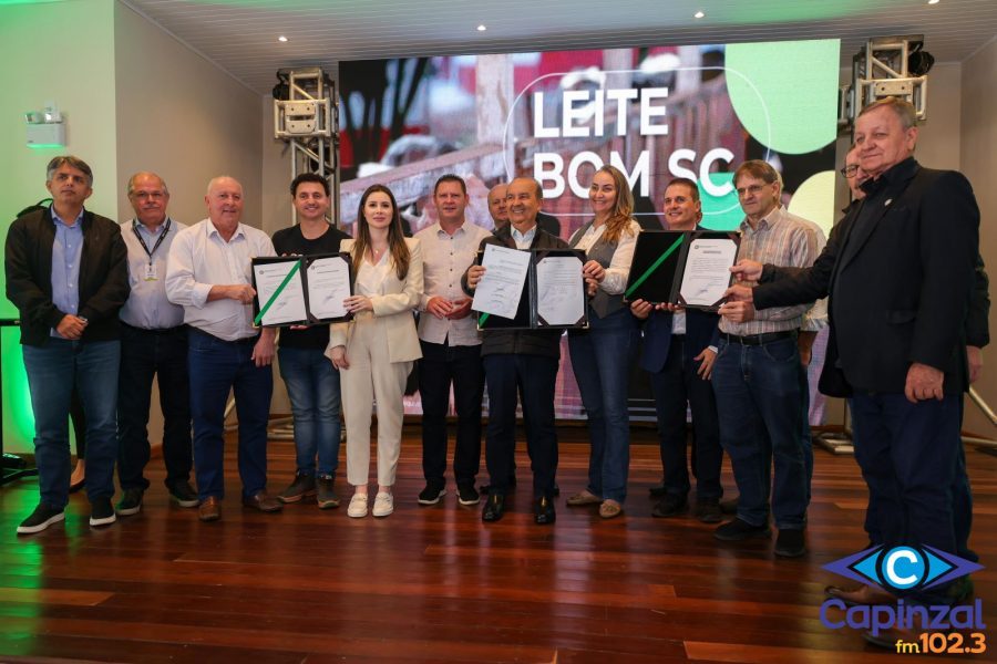 Governo do Estado lança em Concórdia o Programa Leite Bom SC para apoiar cadeia produtiva catarinense