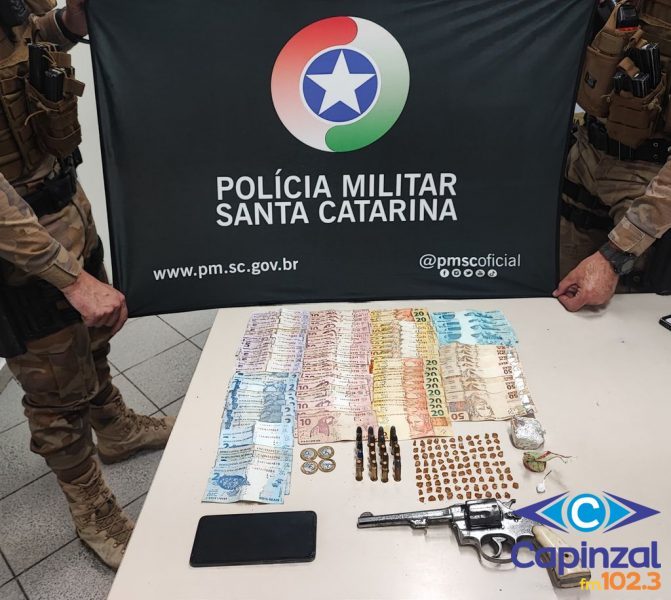 Foragido de penitenciária é capturado em Herval d'Oeste com motocicleta furtada