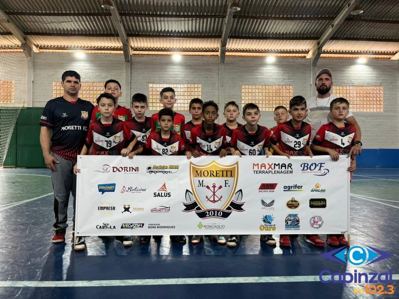 Moretti Futsal vence pelo Estadual Sub 11 da Liga Catarinense