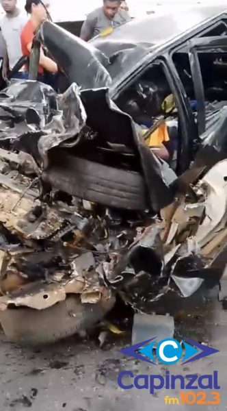 Colisão entre carro e caminhão mata três moradores de Zortéa na BR-135 no Maranhão