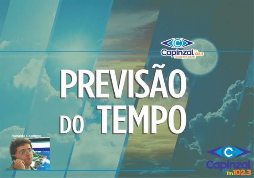 Previsão do tempo para esta segunda-feira (27) e semana com Ronaldo Coutinho