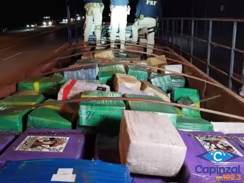 Concordiense preso no MS com 26 toneladas de maconha