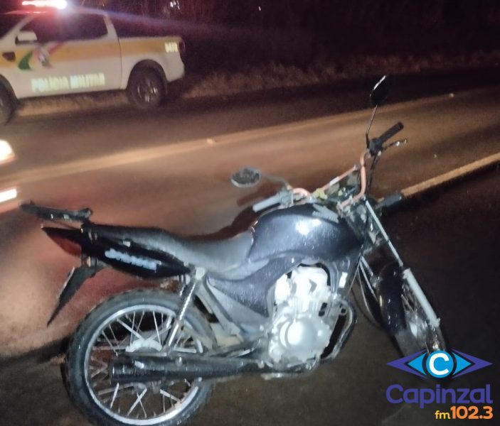 Motociclista fica ferido no Contorno Viário de Capinzal (ATUALIZADA)