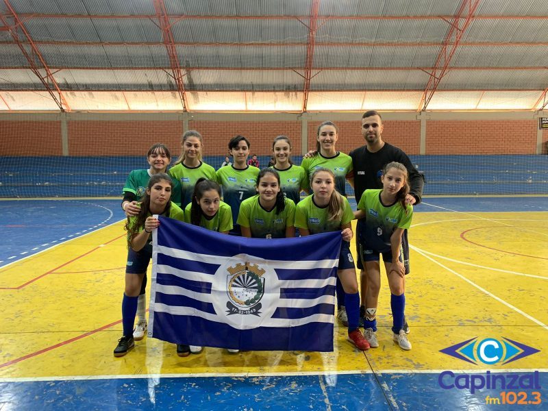 Futsal feminino de Capinzal vai disputar a medalha de bronze na fase Regional dos Joguinhos Abertos de SC