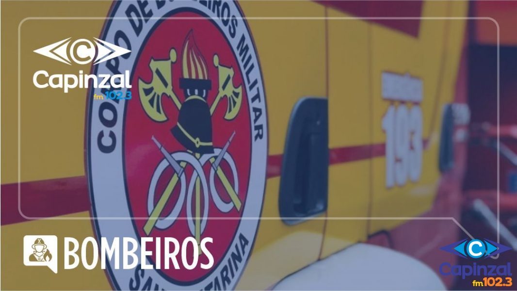 Bombeiros atendem acidente de trânsito na SC 150 em Ouro