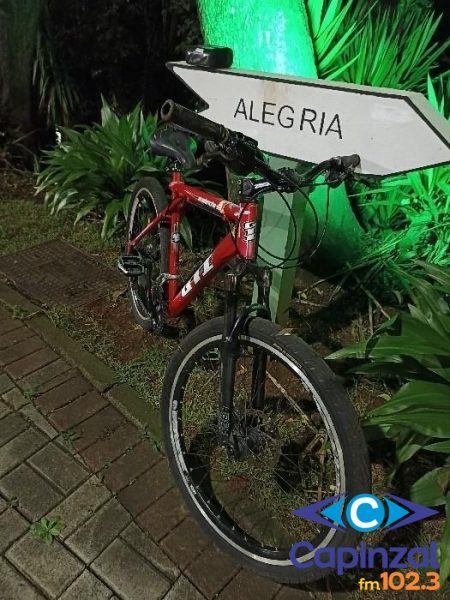 PM recupera bicicleta furtada em Joaçaba