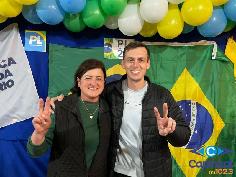 Marcelo e Isabel são oficializados como pré-candidatos em Ipira pelos partidos PL e PP