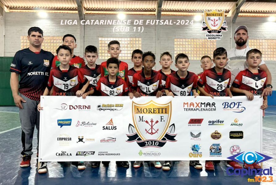 Moretti Futsal conquista 3 pontos na segunda rodada da terceira fase do Estadual Sub-11 da LCF