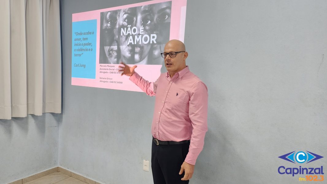 CONSEG de Capinzal realiza palestra sobre violência doméstica com foco na Lei Maria da Penha