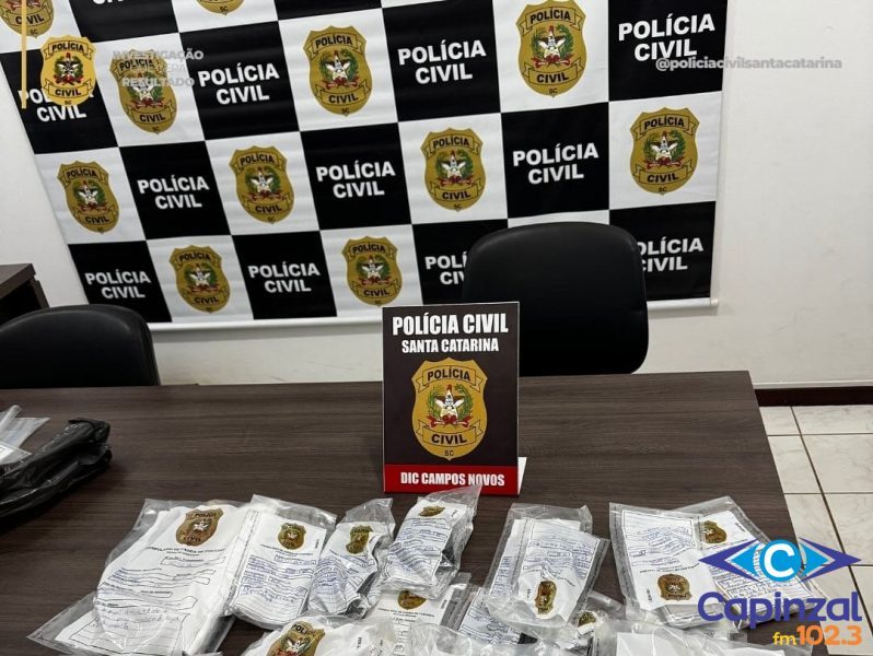 Polícia Civil prende mulher suspeita de tráfico de drogas em Campos Novos