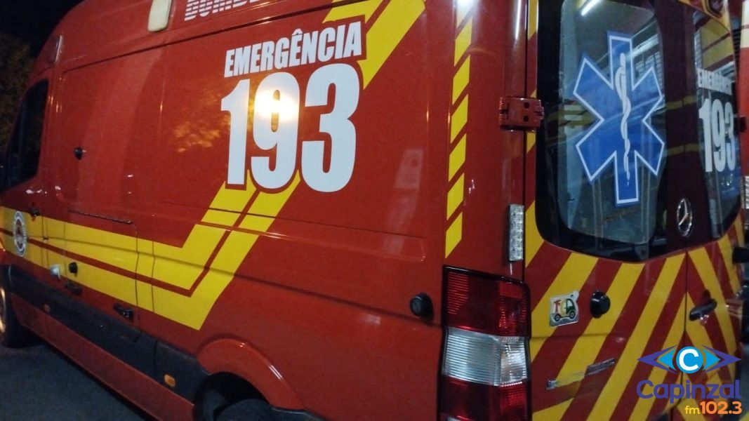 Bombeiros conduzem à UPA mulher agredida pelo companheiro na comunidade da Barra Fria (Erval Velho)