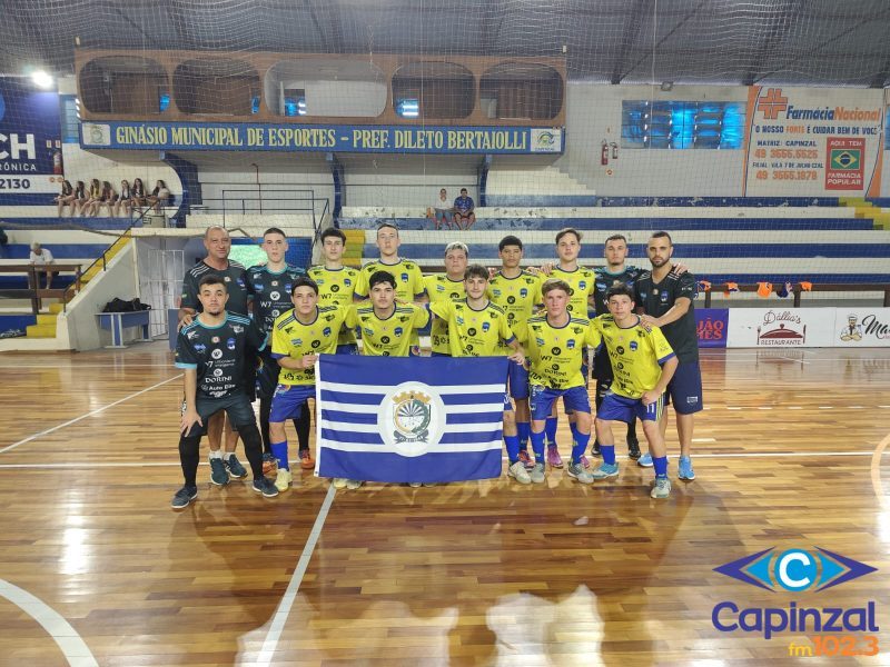 Capinzal Futsal/FME sofre derrota para Chapecoense no jogo de ida da semifinal do Estadual Sub-18 da LCF