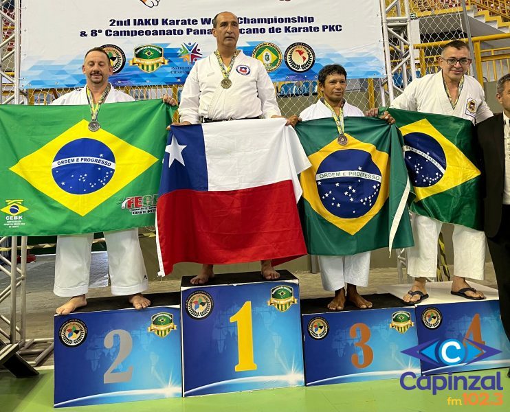 Mestre Saretta conquista vice-campeonato mundial de Karatê