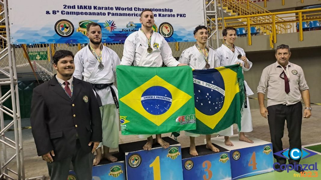 Bruno Saretta é campeão mundial de Karatê