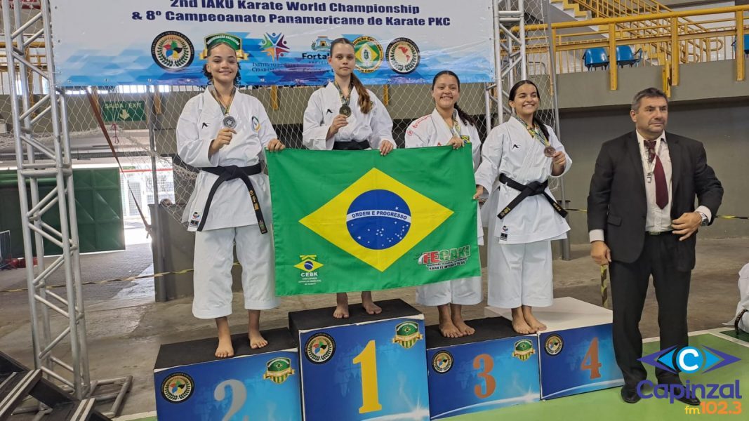 Emily Andrade é campeã mundial de Karatê