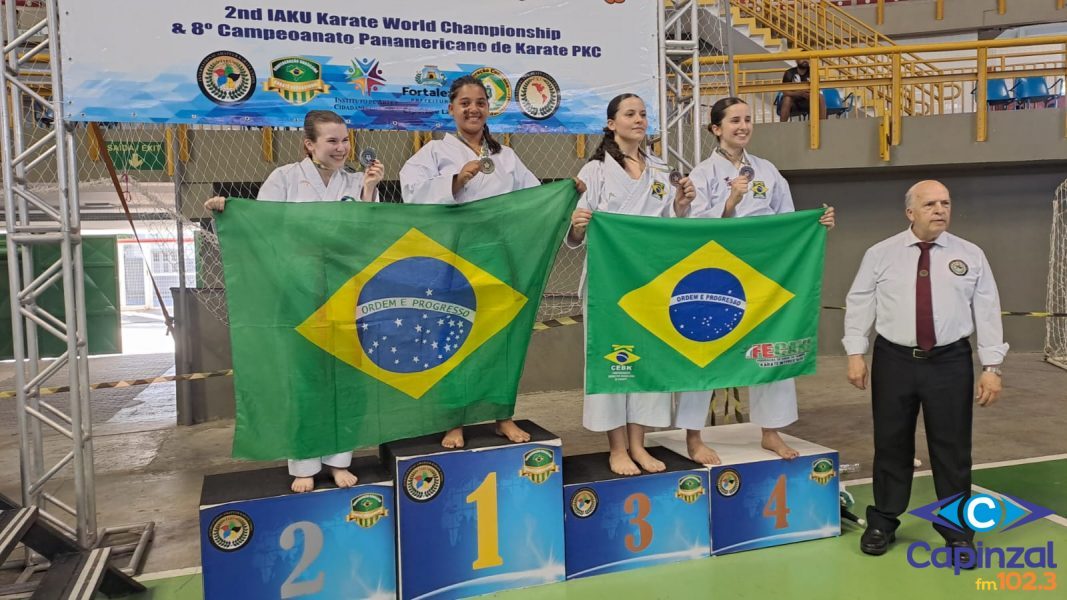 Atleta de Capinzal, Brendha Moreno, conquista medalha de bronze no Mundial de Karatê