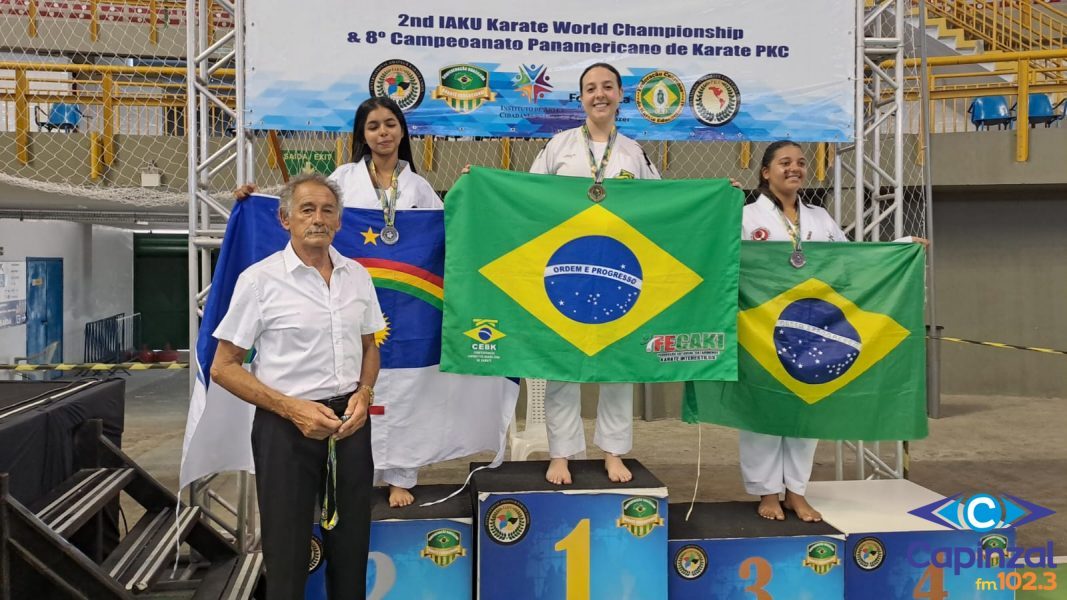 Sarah Held é campeã mundial de Karatê em Fortaleza