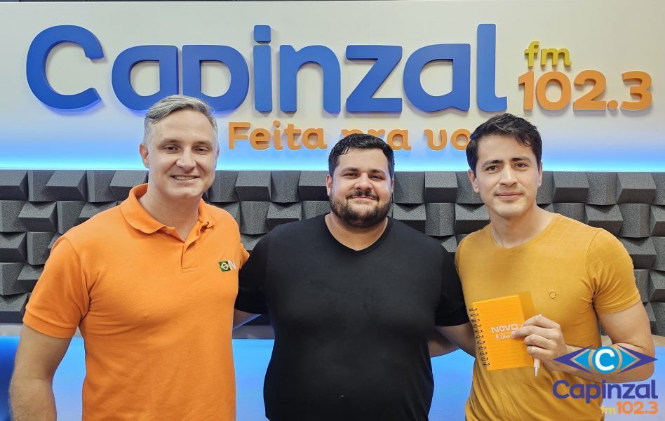 Deputado Estadual Matheus Cadorin (NOVO) visita Capinzal e reforça preparação de Kaue Oliveira para atuação no Legislativo