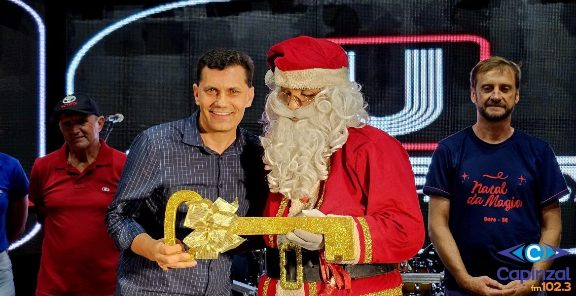 Ouro encerra programação do Natal da Magia 2024