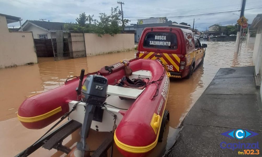 Chuvas deixam 781 desabrigados em Santa Catarina