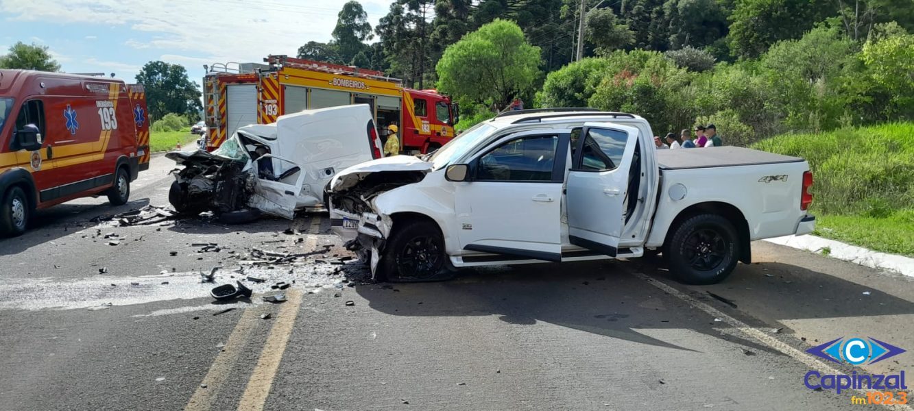 Colisão envolvendo veículo com placas de Ouro deixa homem morto na BR-282