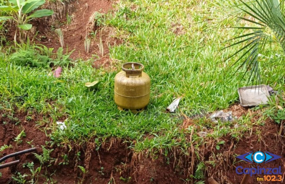 Casal sofre queimaduras em acidente com botijão de gás em Capinzal