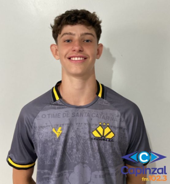 Goleiro capinzalense irá integrar elenco Sub-15 do Criciúma