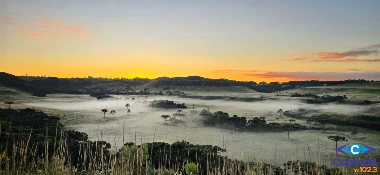 Primeira geada do ano é registrada na Serra Catarinense