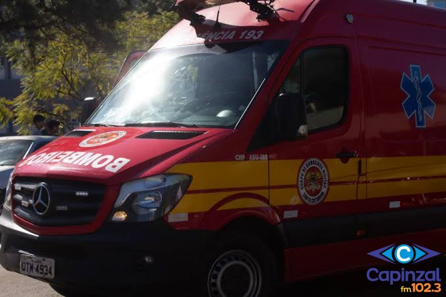 Adolescente sofre fratura após queda de motocicleta em Piratuba