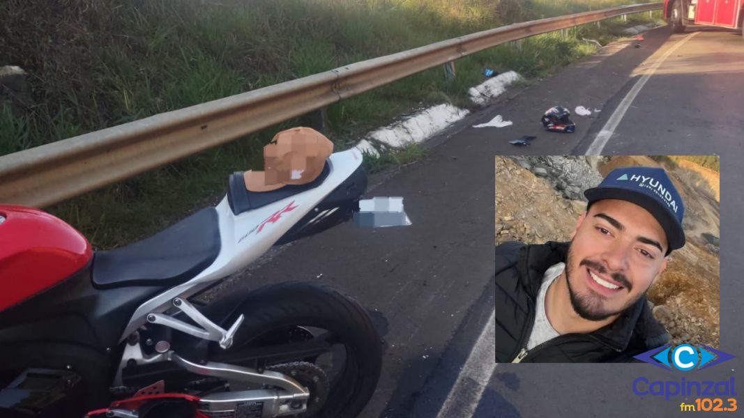 Motociclista não resiste aos ferimentos e morre após grave acidente na SC-135, em Tangará