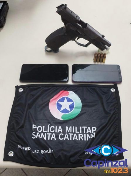 Homem em saída temporária do presídio foge da PM e arma é apreendida durante operação em Herval d’Oeste